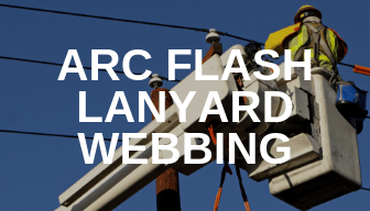 Arc Flash Lanyard Webbing Butt