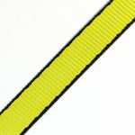 Yellow UHMWPE strap on white background