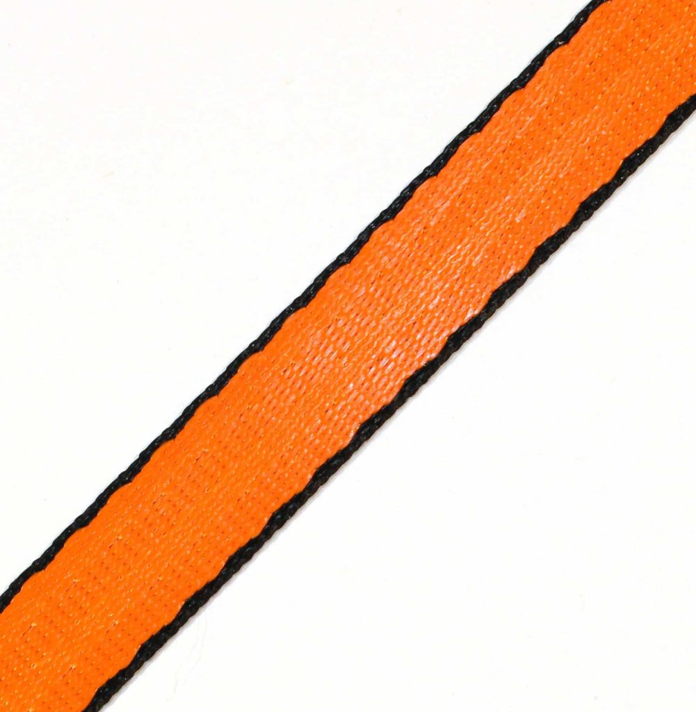 Orange UHMWPE on white background